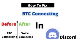 Discord RTC Connecting