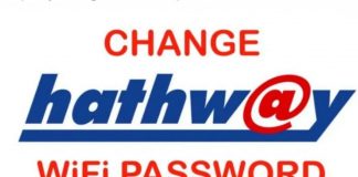 Hathway WIFI Password